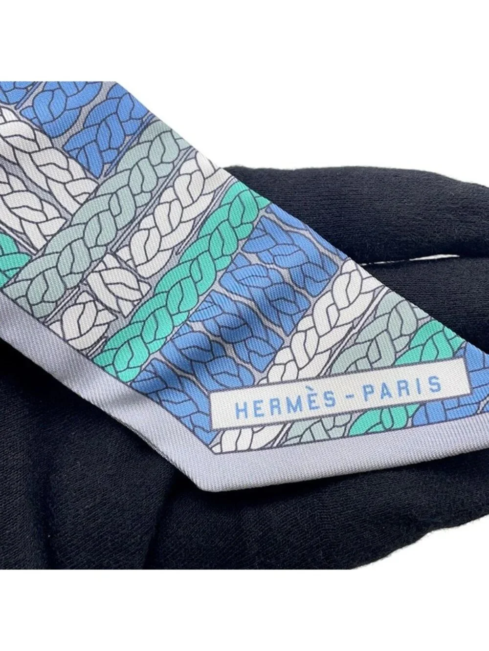 Hermes Scarf Twill Tresses Silk